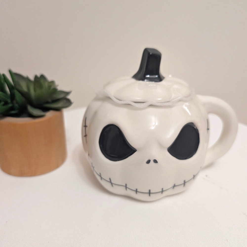 .Jack Skellington Pumpkin Mug – Hand-Painted Ceramic – Nightmare Before Christma
